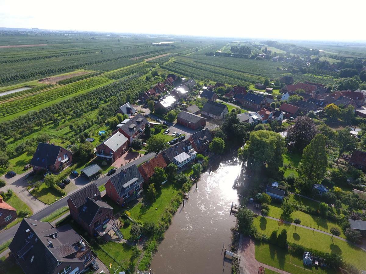 Deichkroenchen Ferienwohnung Altes Land Hamburg Jork Dış mekan fotoğraf
